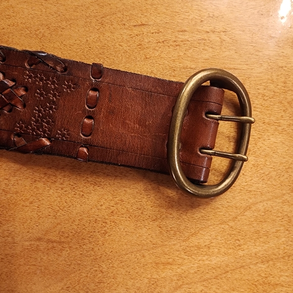 J. Crew Brown Leather Wall Hooks - Picture 2 of 7